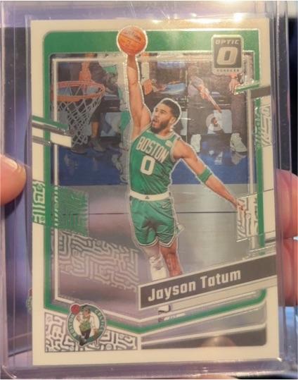 2023-24 Panini Donruss Optic #140 Jayson Tatum — front