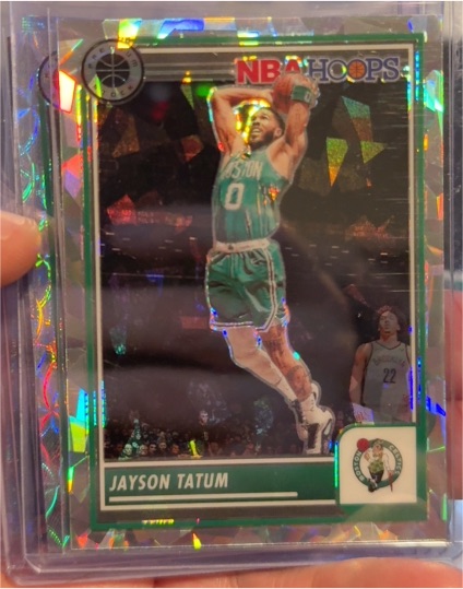 2023-24 Panini NBA Hoops Premium Stock #265 Jayson Tatum — front