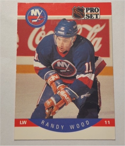 1990-91 Pro Set #194 Randy Wood — front