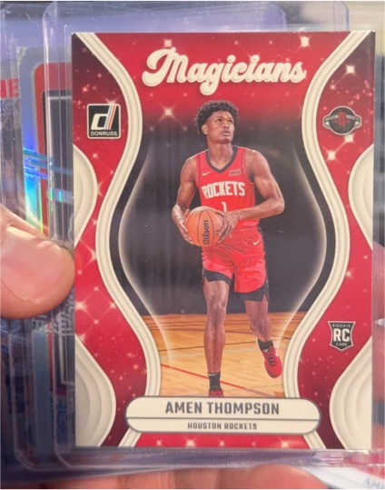 2023-24 Donruss #3 Amen Thompson Magicians Rookie — front