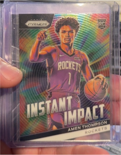 2023-24 Panini Prizm Instant Impact #18 Amen Thompson — front