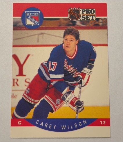 1990-91 Pro Set #210 Carey Wilson — front
