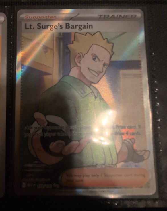 2021 Mega Evolution #120 Lt. Surge's Bargain — front