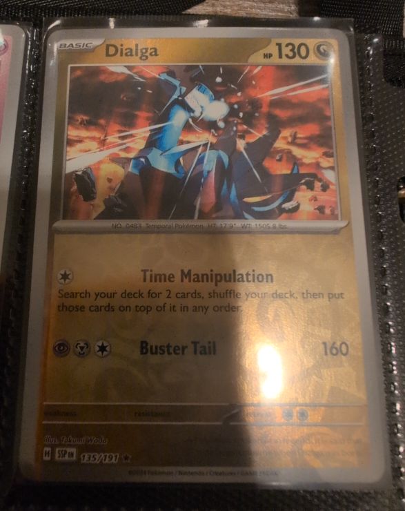 2022 Pokémon SV08: Surging Sparks #135 Dialga — front