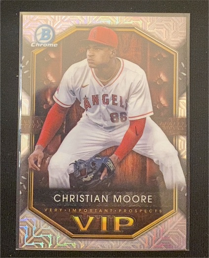 2025 Bowman Chrome VIP #VIP-12 Christian Moore — front