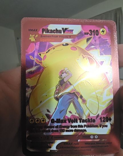 2021 Pokémon TCG Pikachu VMAX #TG17 — front