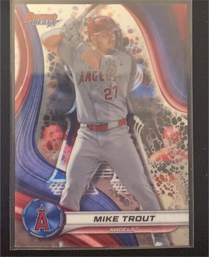 2024 Bowman's Best #1 Mike Trout — front