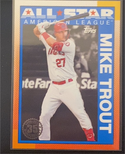 2025 Topps Series 2 1990 All Star #90AS-10 Mike Trout — front