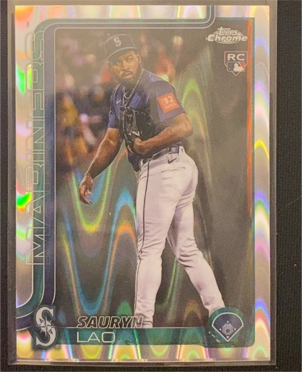 2025 Topps Chrome Update #USC198 Sauryn Lao — front