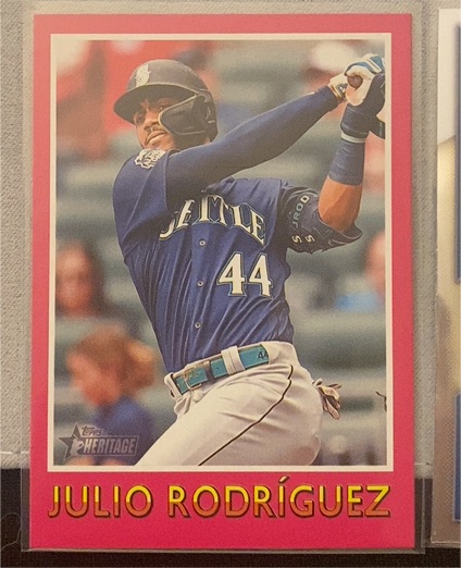 2024 Topps Heritage #75BS-19 Julio Rodríguez — front
