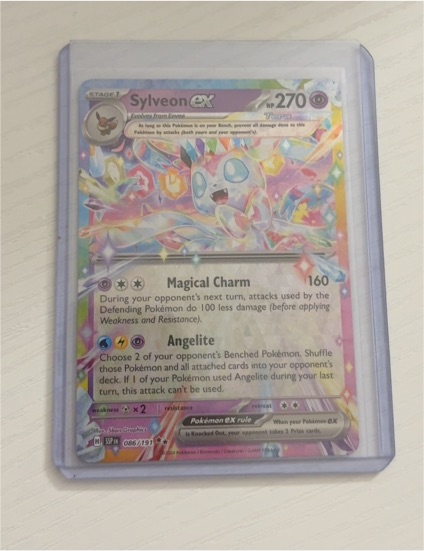 2024 Pokémon SV Surging Sparks #086 Sylveon ex — front