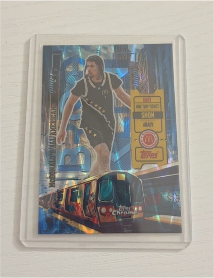 2025 Topps Chrome McDonald's All American High Rises #HR-1 Shon Abaev — front