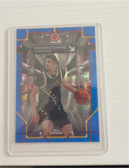 2025 Topps Chrome McDonald's Prospect Paths #PP-1 Shon Abaev — front