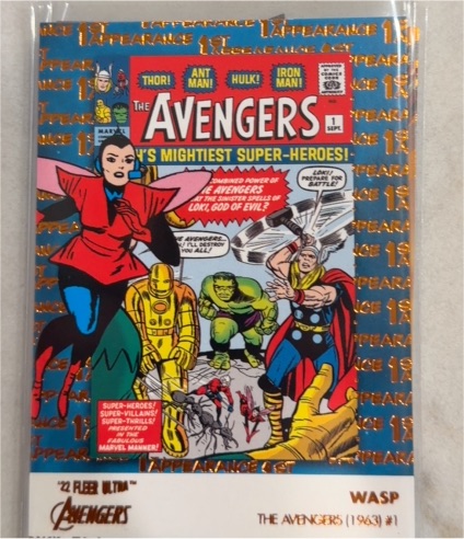 2022 Fleer Ultra Avengers 1st Appearances #FA-3 Wasp — front