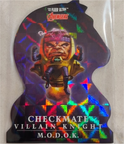 2022 Fleer Ultra Avengers Checkmate Villain Knight M.O.D.O.K. #CP-27 — front