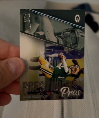 2021 Panini Prestige #PP-AR Aaron Rodgers Prestigious Pros — front