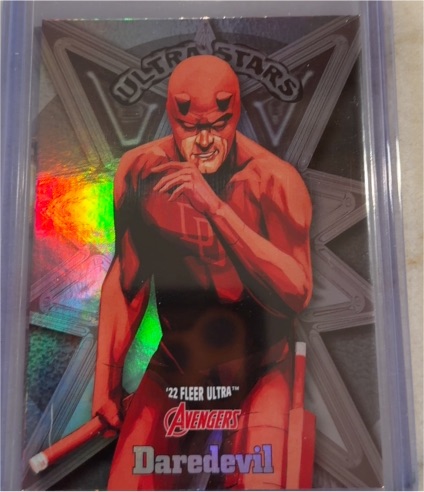 2022 Fleer Ultra Avengers Ultra Stars #US11 Daredevil — front