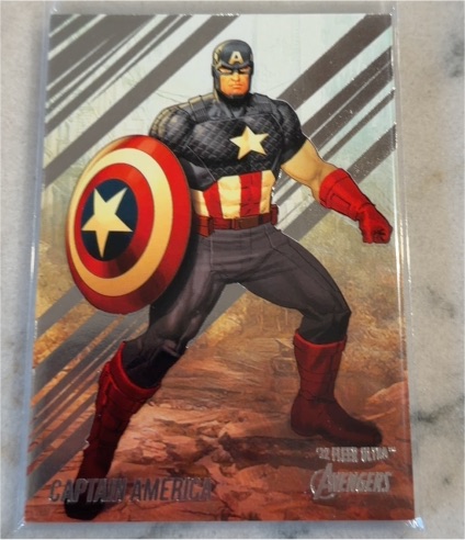 2022 Fleer Ultra Marvel Avengers #11 Captain America — front
