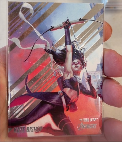 2022 Fleer Ultra Avengers #37 Kate Bishop — front