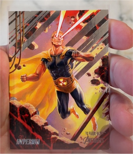 2022 Fleer Ultra Marvel Avengers #32 Hyperion — front