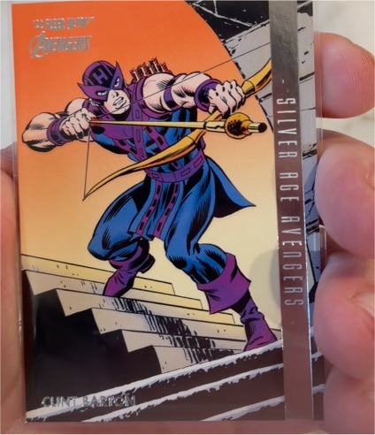 2022 Fleer Ultra Marvel Avengers #104 Clint Barton — front