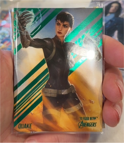 2022 Marvel Fleer Ultra Avengers #53 Quake — front