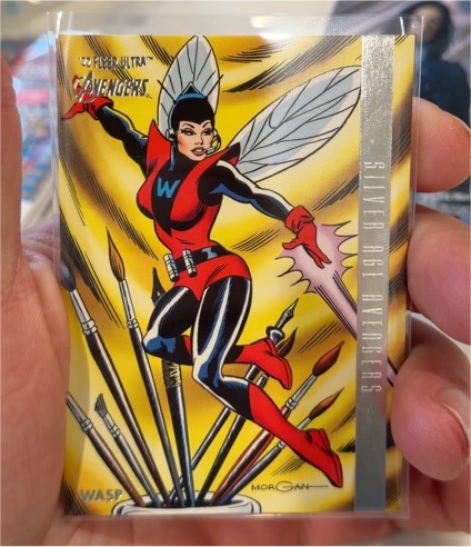 2022 Fleer Ultra Marvel Avengers Silver Age Avengers #115 Wasp — front