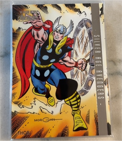 2022 Fleer Ultra Avengers Silver Age Avengers #113 Thor — front