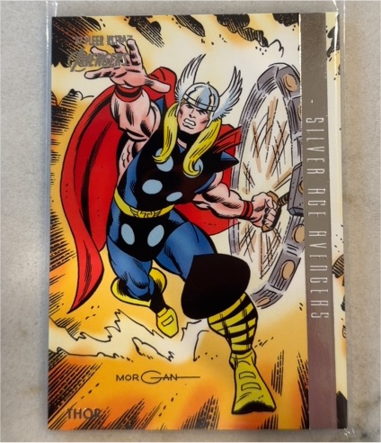 2022 Fleer Ultra Marvel Avengers Silver Age #113 Thor — front