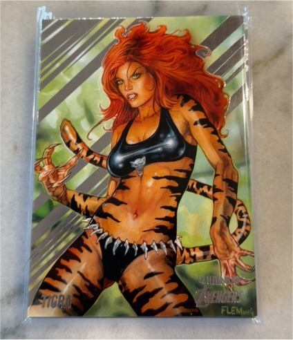 2022 Fleer Ultra Avengers #78 Tigra — front
