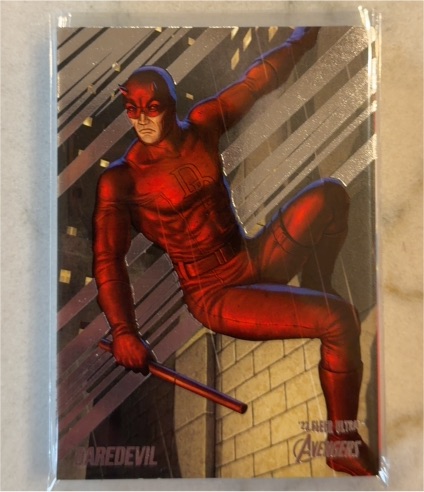 2022 Fleer Ultra Marvel Avengers #16 Daredevil — front