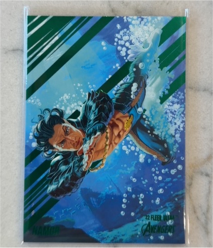 2022 Fleer Ultra Marvel Avengers #50 Namor — front