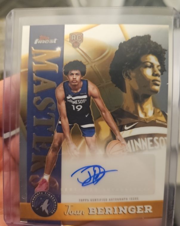 2025-26 Topps Finest Masters #MA-JB Joan Beringer RC Rookie Auto — front