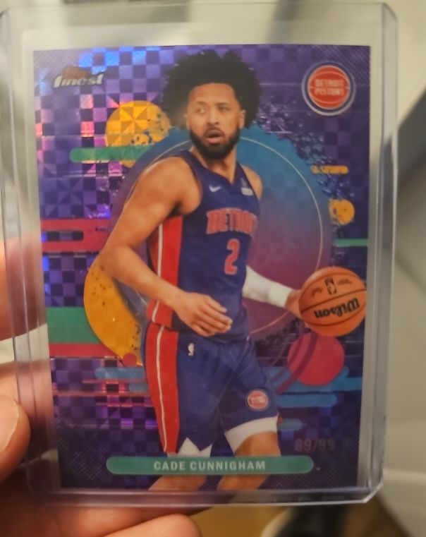 2025 Topps Finest #37 Cade Cunningham — front