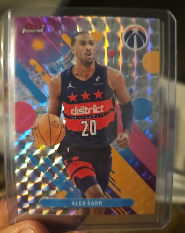 2025-26 Topps Finest #59 Alex Sarr — front