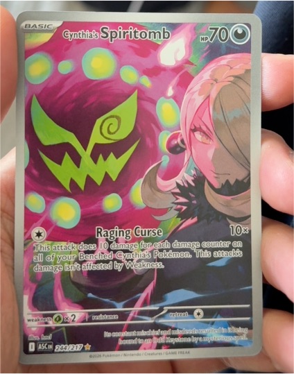 2026 Pokémon #244 Cynthia's Spiritomb — front