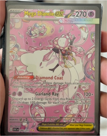 2022 Pokémon Ascended Heroes #282 Mega Diancie EX — front