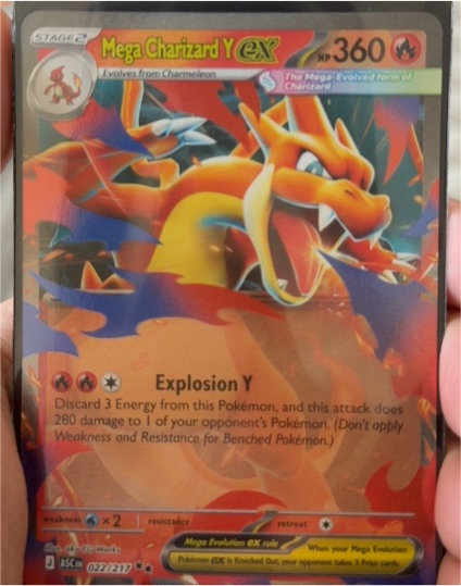2014 Pokémon TCG Ascended Heroes #022 Mega Charizard Y ex — front