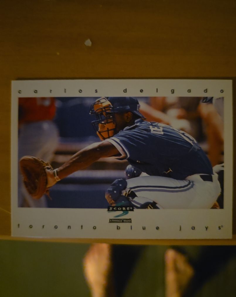 1997 Score #92 Carlos Delgado — front