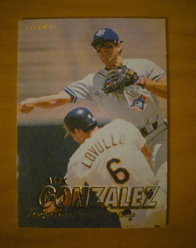 1997 Fleer #239 Alex Gonzalez — front