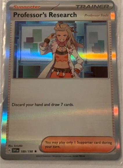 2023 Pokémon Scarlet & Violet #189 Professor's Research — front