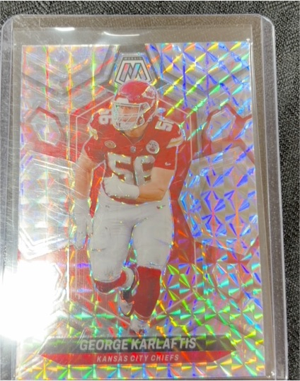 2024 Panini Mosaic #111 George Karlaftis — front