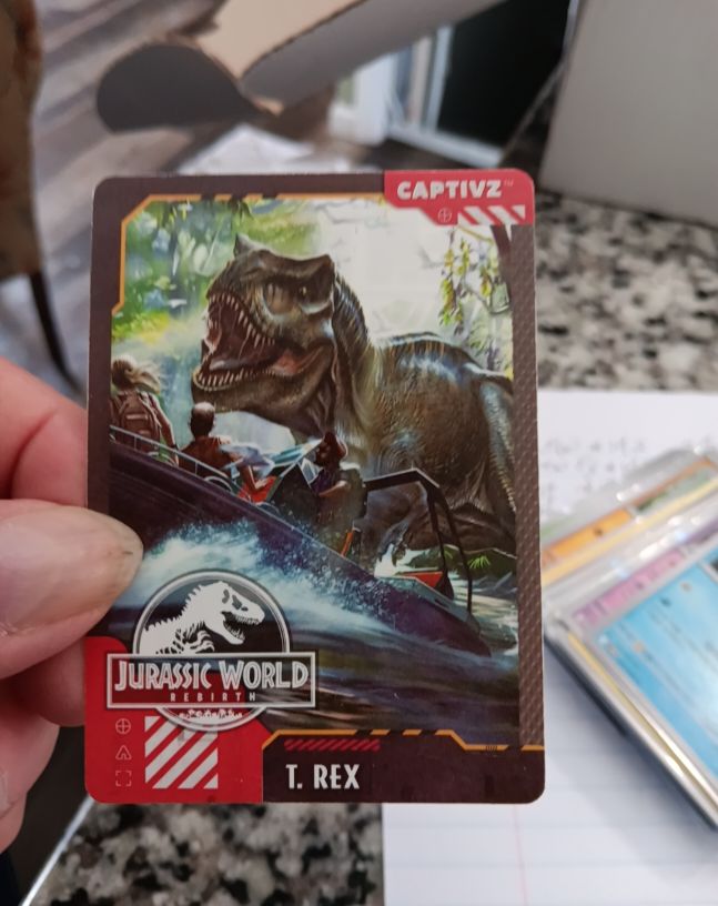 2022 Jurassic World Rebirth Captivz T. Rex — front