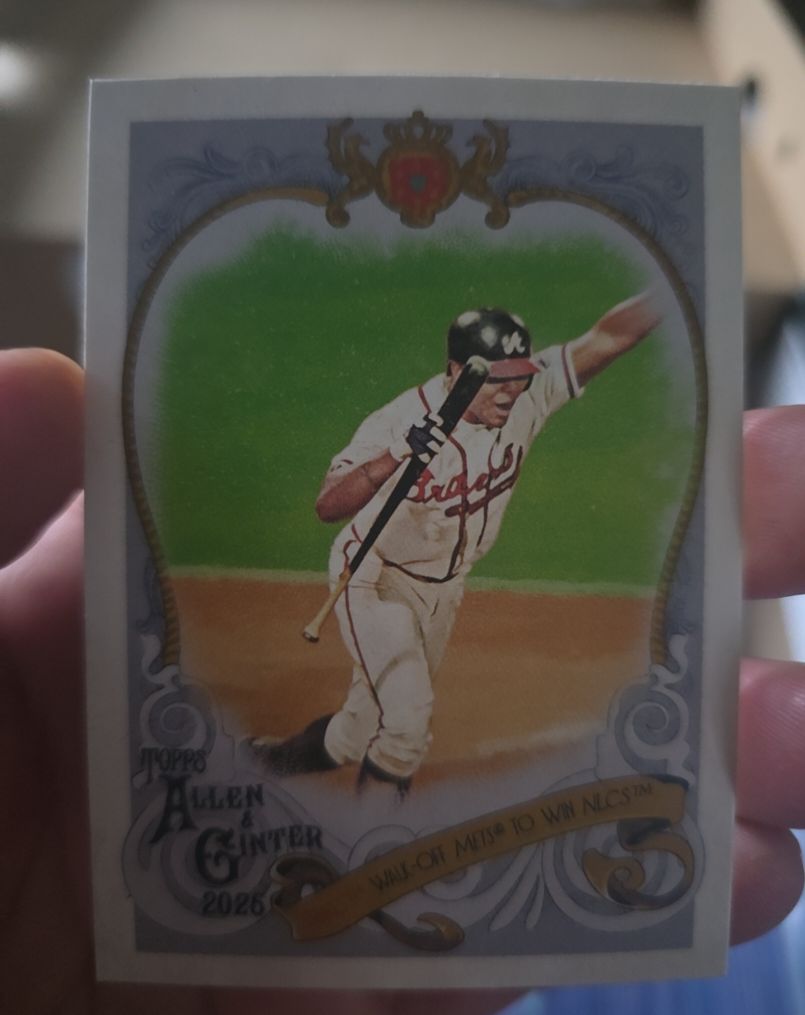 2025 Topps Allen & Ginter #SV-21 Andruw Jones Sweet Victory — front