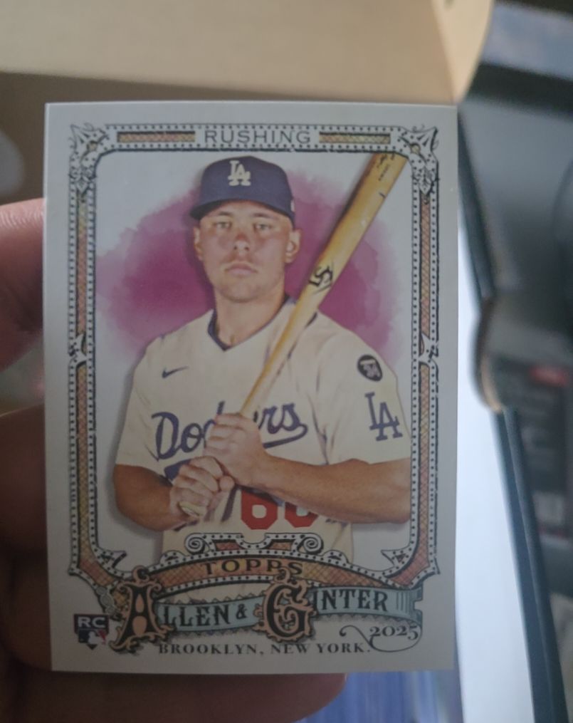 2025 Topps Allen & Ginter #200 Dalton Rushing — front