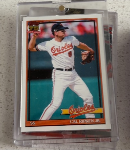 1991 Topps #T91-87 Cal Ripken Jr. — front