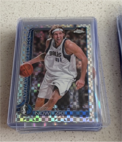 2025-26 Topps Chrome #246 Dirk Nowitzki — front