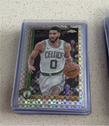 2025-26 Topps Chrome #49 Jayson Tatum — front
