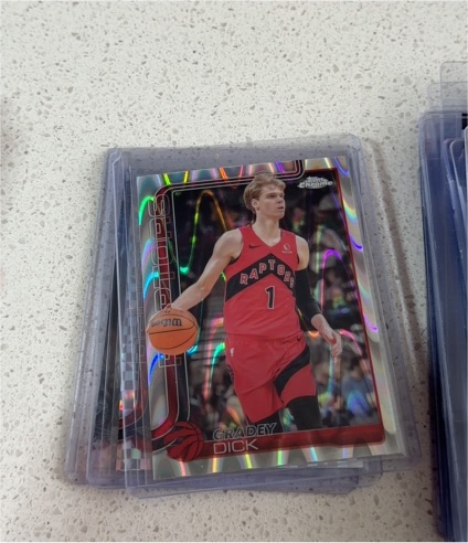 2025-26 Topps Chrome #214 Gradey Dick — front