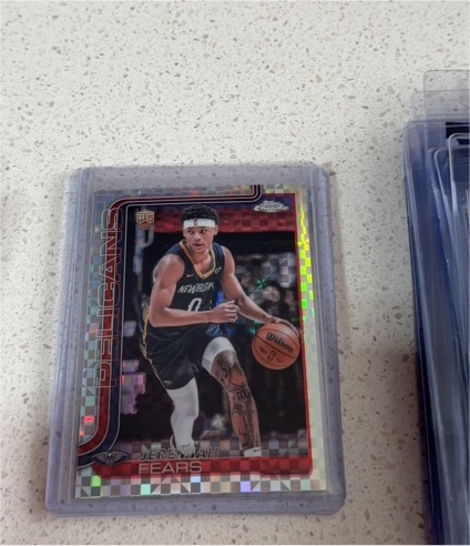 2025-26 Topps Chrome #257 Jeremiah Fears — front